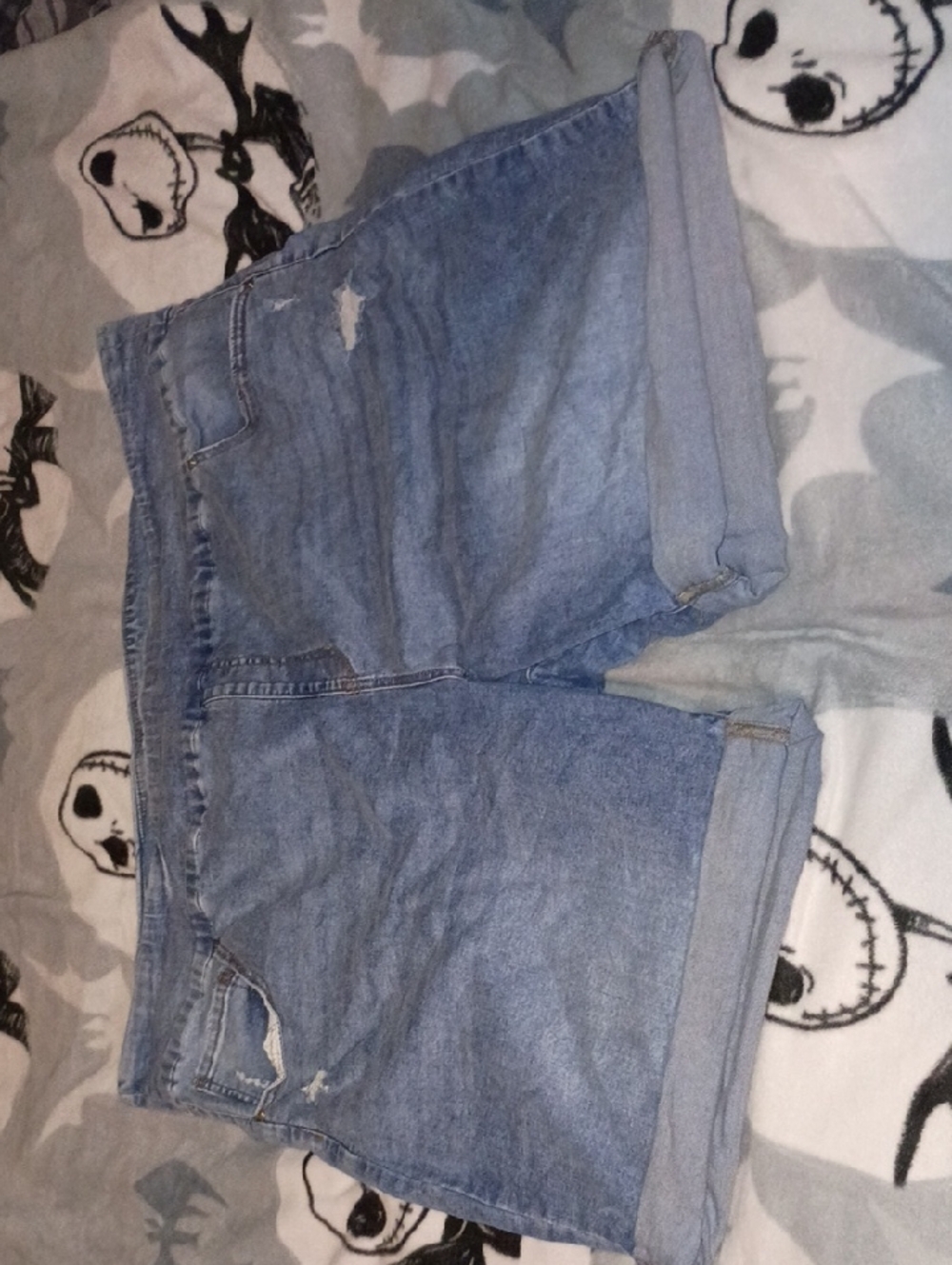 Terra & Sky Light Blue Denim Jean Shorts